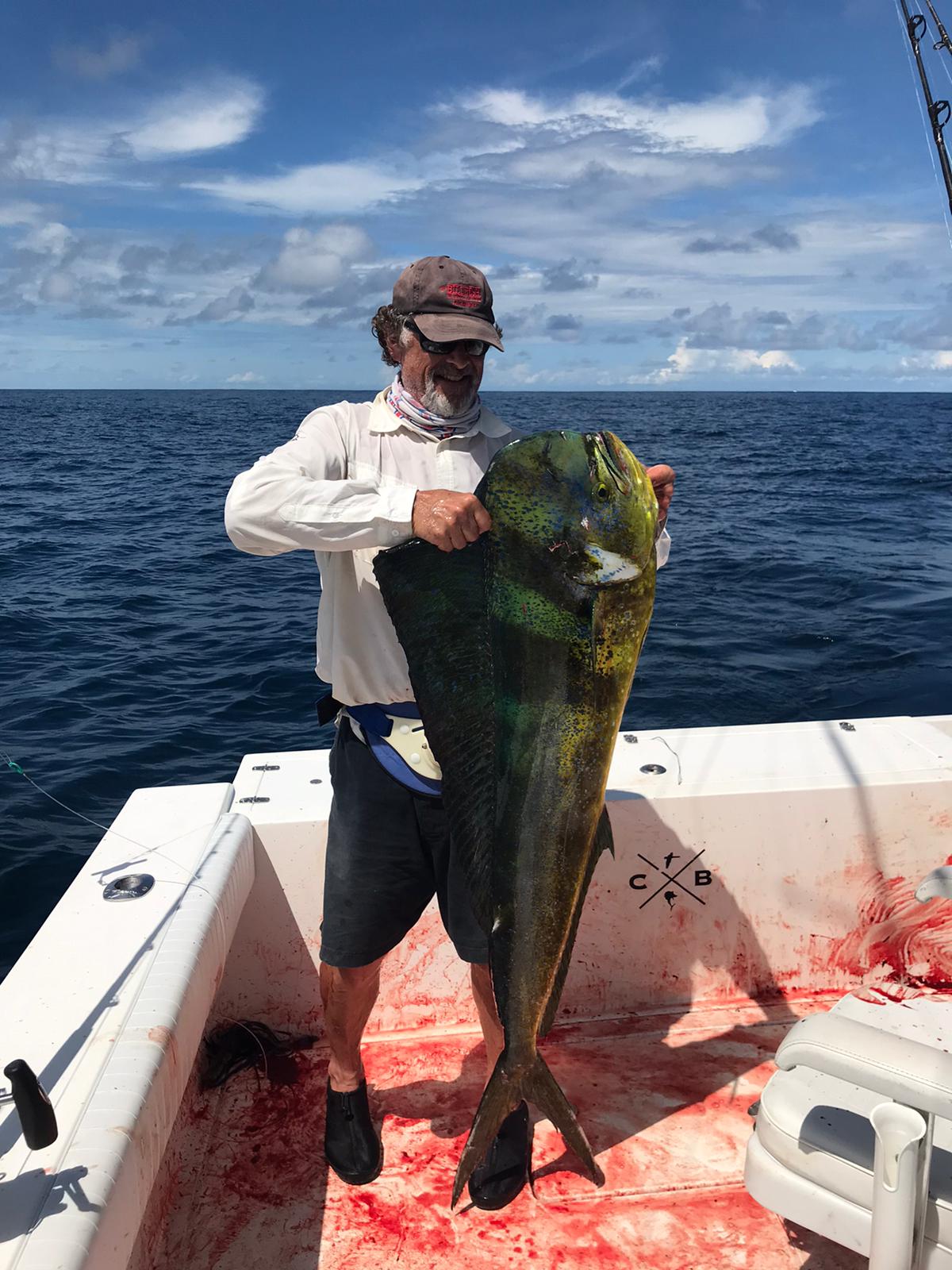 Huge mahi-mahi catch
