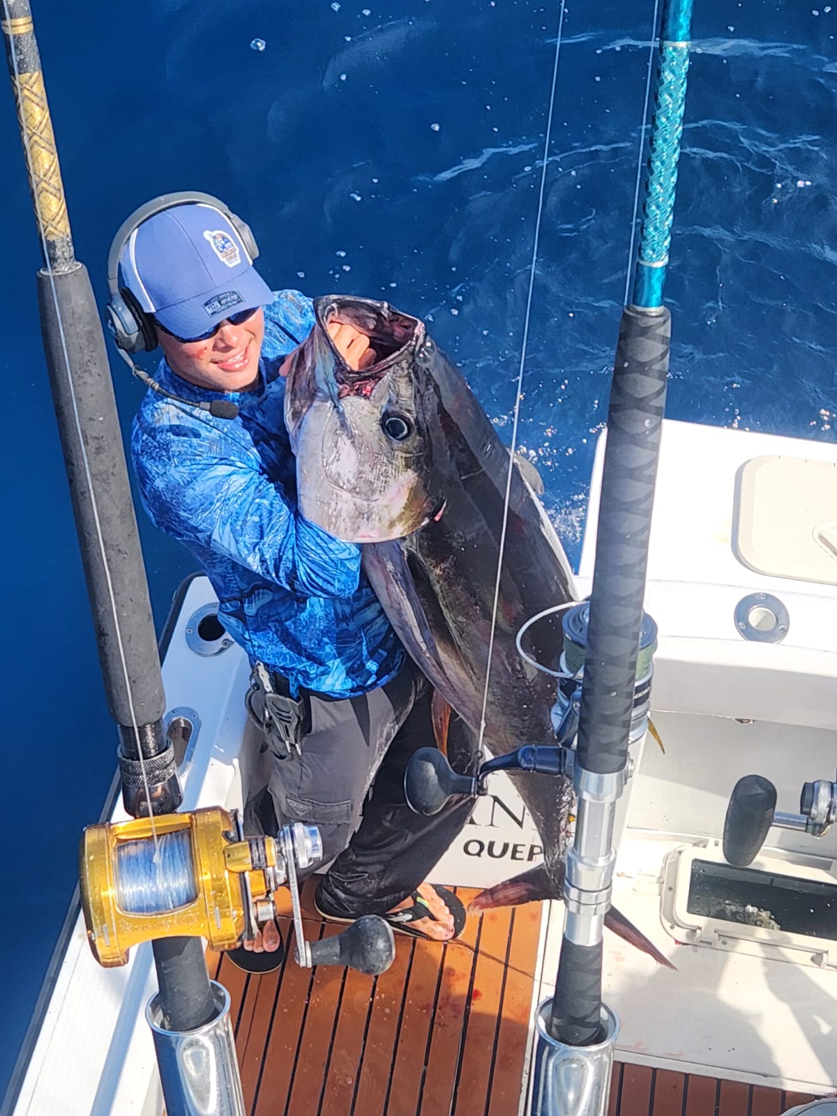 Double yellowfin tuna catch